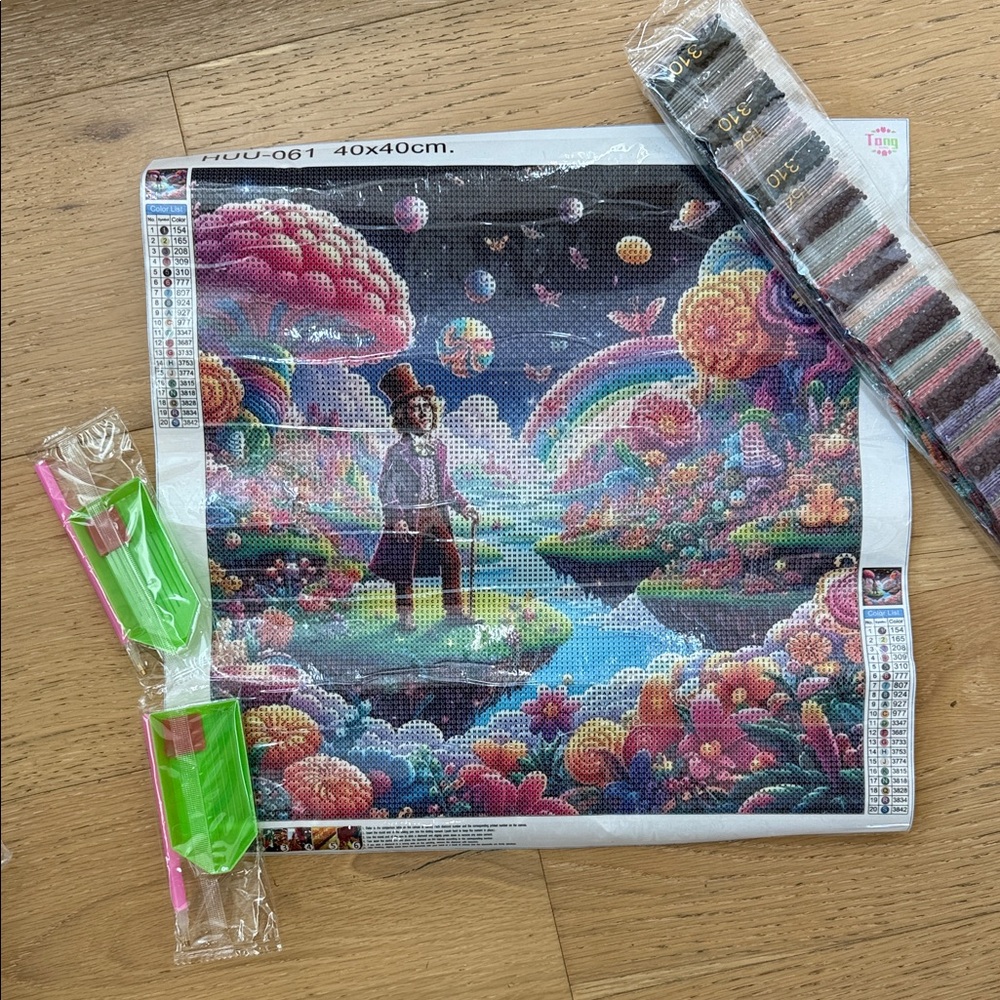 Candy theme Charlie party supplies including backdrops, balloon arches.